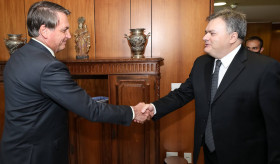 Ambassador Akopian presented his credentials to the President of the Federal Republic of Brazil