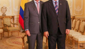 Ambassador of Armenia to the Republic of Colombia Armen Yeganian presented his credentials to the President of Colombia Gustavo Petro