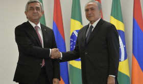 The President of the Republic of Armenia Serzh Sargsyan has been on a working visit in the Federative Republic of Brazil. 