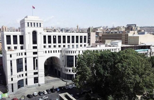 Declaração do Ministério das Relações Exteriores da Armênia